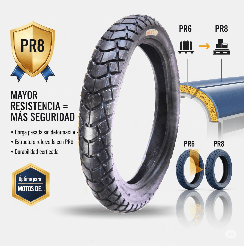 Neumatico 100/90-17 TL 8PR 61P Multiproposito GRIP